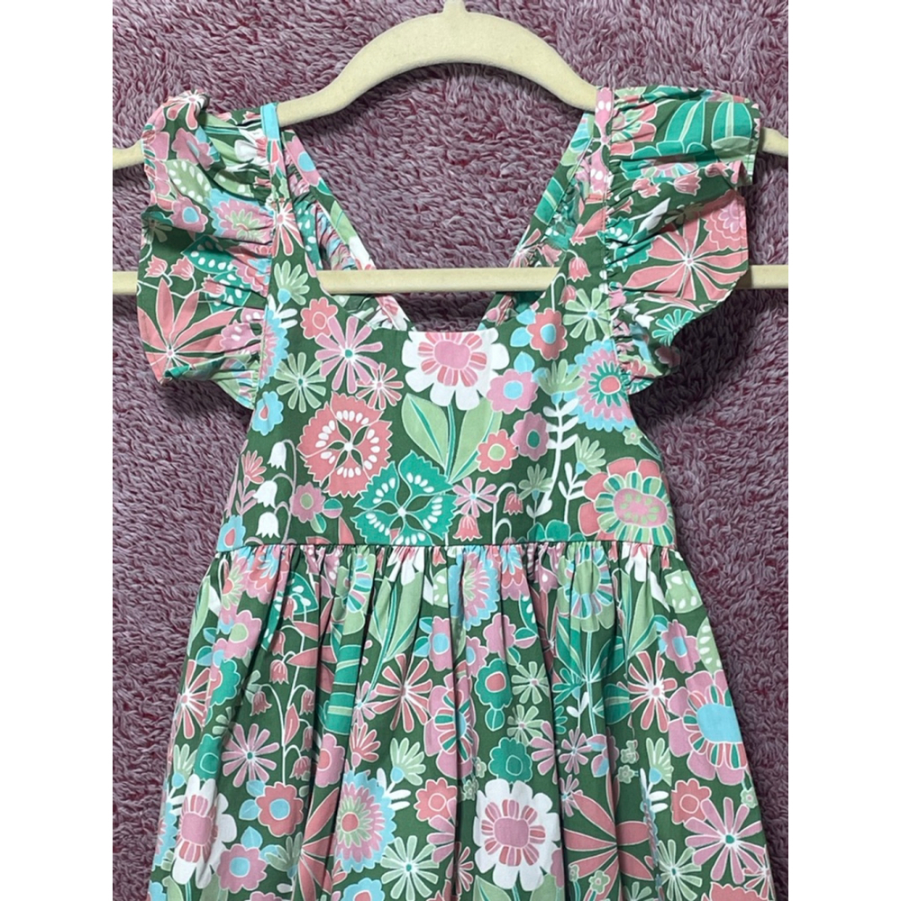 Girls Eleanor rose floral cottagecore Dress Size 6-7 - Picture 6 of 7